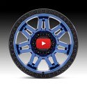 Fuel Syndicate D813 Dark Blue Custom Truck Wheels 5